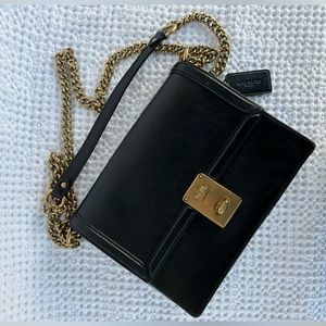 Coach Hutton shoulder bag | medium size shoulder, crossbody bag | real leather